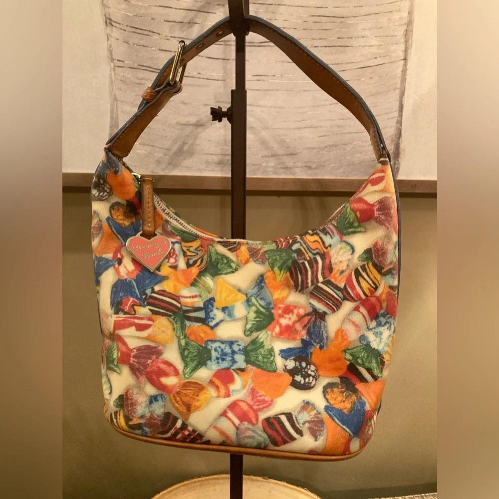 Dooney and Bourke Y2K Candy Bucket Bag‎ on Off White HOBO Rare Hard To Find